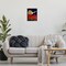 Stupell Industries Owl over Poppy Field Wall Plaque Art Design by Michelle Ingari Designs